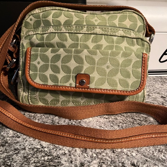 Fossil Marlow Camera Style Green Signature Cross Body Shoulder Bag - Picture 11 of 11